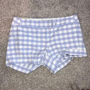 00 J. Crew checkered pattern chino shorts